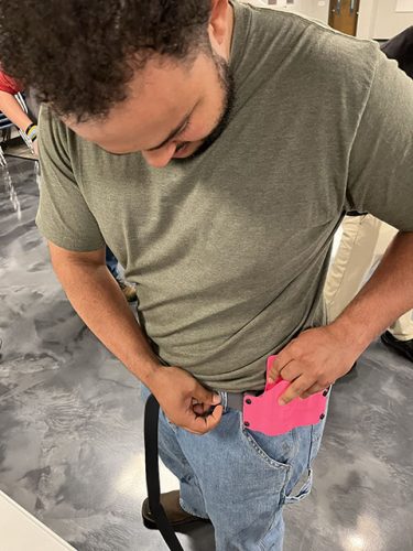 A Lefty preparing